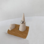 Retro Hip Hop Meilės Kvadratinis Žiedas Mada Asmenybė Lengva Prabanga Ni&scaron;inis Dizainas Smiliaus Žiedas Gyvas Žiedas opening adjustable