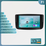 9 colių Carplay 4G 2 Din Android 13 automobilio radijas, skirtas Fiat Linea 2012&ndash;2015 Fiat Punto EVO Multimedijos vaizdo grotuvas Navi GPS DSP WIFI i&scaron;manusis ekranas P1 4Core 1G 32G