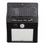 40W Nauji saulės &scaron;viestuvai lauko sieninis &scaron;viestuvas PIR judesio jutiklis 100 LED saulės energija maitinamas saulės &scaron;viesos gatvės &scaron;viestuvas sodui kiemui black-20LED-1PCS