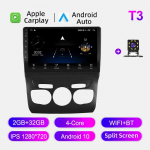 Automobilinis radijas Android Auto Carplay skirtas Citroen C4 C4L DS4 2013-2017 Multimedijos grotuvas galvos blokas Stereo GPS navigacija BT WIFI 2+32GB 1+16GB