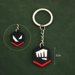 Valorant Žaidimo Periferija Mini Chuligano Kum&scaron;čio Logotipo Pakabukas Viso Metalo Raktų Pakabukas Žaidimo Periferija