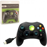 Manette Pad Joystick filaire 1,82m Pour Console Microsoft Xbox 1&egrave;re G&eacute;n&eacute;ration, Noir