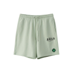 Li Ning Badfive Chongqing City riboto leidimo Misty City Trend Print Laisvai prigludę rai&scaron;teliai &Scaron;ortai Vyri&scaron;ki &scaron;ortai Foam-Green AKSR743-2 XXL