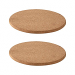 2 vnt. Kam&scaron;tinių padėkliukų rinkinys Atsparūs kar&scaron;čiui Stori kam&scaron;tiniai padėkliukai kar&scaron;tiems indams Universalūs apvalūs kam&scaron;tiniai padėkliukai virtuvės stalui 16cm 2pcs
