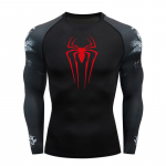 Nauji kompresiniai mar&scaron;kinėliai vyrams, fitnesui, sporto salei, superherojų sportiniai bėgimo mar&scaron;kinėliai, rashgard vir&scaron;ūnės, greitai džiūstantys mar&scaron;kinėliai ilgomis rankovėmis vyrams M