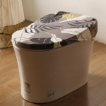 2 dalių rinkinys Elastingas tualeto dangčio užvalkalas ir tualeto bakelio dangčio užvalkalas mink&scaron;tas Paltas Tualeto dėklas Plaunamas Universalus Pagalvėlė Namai Vie&scaron;butis