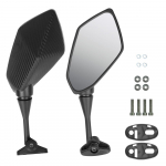 &Scaron;oninių veidrodėlių at&scaron;vaitai, 2 vnt./pora, skirti HONDA CBR600RR 2003-2011 CBR900 1998-2003 CBR1000RR 2004-2007 motociklo galinio vaizdo veidrodėliui, anglies pluo&scaron;to, juodi Black