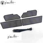 Automobilio metalinis tinklelis nuo vabzdžių priekinių grotelių įdėklo tinklelis, tinkamas Toyota Fortuner 2016 2017 2018 2019 2020 automobilių priedams juoda