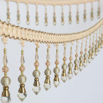 1/2/3M Užuolaidų apvadai Kri&scaron;tolo karoliukų dekoracija Nėriniai Kutai Aksesuarai Pakabukas Rutulys Moliūgo karoliukai Dekoravimas Kra&scaron;to juostelė Apmu&scaron;alai 3M