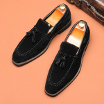 Madingi Vyri&scaron;ki laisvalaikio verslo batai Vyri&scaron;ki Klasikiniai Retro britų Stiliaus Kutai Loafers Mokasinai Madingi Vakarėliai Vestuviniai Butai Vyrams 38