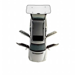 Automobilių skėčiai nuo saulės, skirti Jeep Grand Cherokee WK 2005~2010 Galinio &scaron;oninio lango saulės skydelis Visi&scaron;kai dengiantis priekinio stiklo anti-UV užuolaidų priedas