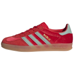 adidas Gazelle Indoor Better Scarlet Green Velvet Moteri&scaron;ki sportbačiai Raudoni Nery&scaron;kiai Žali Guminiai IG6786 42⅔ red