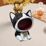 Katės statula įėjimo raktų dubuo Kūrybi&scaron;kas modernus daugiafunkcinis saldainių indas biuro knygų lentynai miegamojo spintelė įkurdinimo dovana juoda