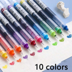 Spalvotas Greitai džiūstantis Tiesus Skystas Pilnas Adatos Ra&scaron;iklis, Paprastas Didelės Talpos Neutralus Ra&scaron;iklis, Tinka Pie&scaron;imui, Užra&scaron;ams, Knygai Multi-Colored