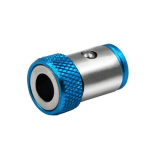 Universalus magnetinis žiedas, skirtas 6,35 mm 1/4 colio grąžto magnetui, galingam žiedui, stipriam magnetizatoriui, elektriniam atsuktuvo antgaliui mėlyna