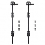 12 colių tvoros vartų skląstis, metalinis lazdelinis varžtas, vartų nuleidžiamasis strypas, atsparus oro sąlygoms, vartų spynų rinkinys, skirtas medinėms tvoroms, skirtoms pavieniams arba dvigubiems vartams 12Inch 1pc