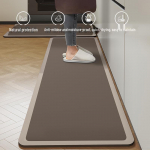 Aliejų sugeriantis neslystantis virtuvės grindų kilimėlis - Atsparus purvui ir nusidėvėjimui, lengvai prižiūrimas diatomito purvo kojų kilimėlis. 40x120cm