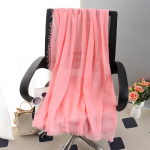 Didelė moteri&scaron;ka medvilninė ir lininė grynos spalvos skara: Pavasario/vasaros musulmoni&scaron;ka galvos apdangalas, paplūdimio rank&scaron;luostis, apsauginis nuo saulės &scaron;alikas 180*70cm