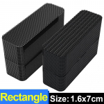 Stačiakampio Kvadratinio Apvalaus Kilimo Fiksavimo Lipdukai Dvipusė Didelio Lipnumo Fiksuota Pleistro Juosta Automobiliui Namams Grindų Kilimėliams Neslystantis Lipdukas 1pair (2pcs)