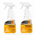 500 ml alyvos dėmių valiklis Galingas virtuvės riebalų valiklis Alyvos valiklis, pur&scaron;kiamas universalus valiklis, skirtas gartraukiui 500ML*2PCS