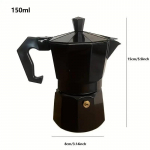 150/300/450 ml Moka Pot Stovetop Camping instrukcija Kubos kavos virimo aparato vadovas Camping Kubieti&scaron;kas kavos aparatas cappuccino Latte gamybai