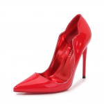 Juodos garbanos vir&scaron;utinis moteri&scaron;kas patentuotas PU smailus pir&scaron;tas 12 cm auk&scaron;takulniai Sexy Ladies Party Suknele Batai Club Dance Moteri&scaron;ki pompos 40