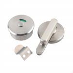 Vonios kambario durų privatumo užrakto svirtis su varžtu argent