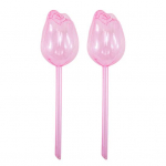 Tulpių augalų laistymo rutuliai, vazono įdėklas, savaime laistomos lemputės, skaidrūs tulpių automatinio laistymo smaigai, skirti vidaus ir lauko augalams 2pcs