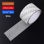 Lipnūs langų ir grindų tinklelių lopai, tinklelių nuo uodų skylučių lopai, lipdukai su Velcro drenažui