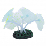 Akvariumo žėrintis dirbtinės medūzos silikono imitacijos vandens augalai, fluorescenciniai