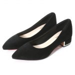 Didelis dydis 34-43 Moteri&scaron;ki zom&scaron;iniai odiniai batai 3,5 cm auk&scaron;takulniai moteri&scaron;ki suknelei darbiniai batai Slip On Pumps Moteri&scaron;ki kvadratiniai auk&scaron;takulniai vestuviniai batai 37 juoda