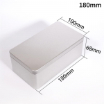 Mini Skardinė Muilinė Plaukų segtukas Metalinė Stačiakampė Geležinė Dėžutė Maža Kvadratinė Laikymo Papuo&scaron;alams Nagų Grožiui Saldainiams Monetoms Tablečių Dėžutės 180X100X68MM