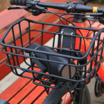 Dviračio krep&scaron;ys Juodas Priekinis Patogus Surinkti Tvirtas Aliuminio Lydinio Krovininis Konteineris Priedai Bike Basket