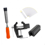 Golf Club Grip Kit Tape Remover Easy to Use Professional 15 Tapes Shaft Protector Rubber Vise Orange Handle