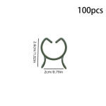 100/200 vnt. augalų atraminių spaustukų vijokliniams augalams, daugkartinio naudojimo sodo daržovių pomidorų kilpų fiksavimo spaustukai S-100PCS