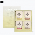 OSULLOC Herbal Tea Gift Set &ndash; 4 Flavors, 16 Pyramid Tea Bags, Caffeine-Free 1 box (16 Bags）