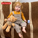 55/70cm Žavingas Reborn Kūdikis Lėlė Liam Realisti&scaron;ka 3D Auk&scaron;tos Spalvos Tapyba Simuliacinė Lėlė Mink&scaron;tu Audiniu Kūnas Naujagimių Lėlės Vaikams &Scaron;ventinė Dovana 70cm