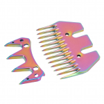 Avių žirklių a&scaron;menų pakeitimas, 13 dantų, tiesūs dantys, skirti kirpimo ma&scaron;inėlėms, elektrinėms vilnos pjaustyklėms, ožkoms