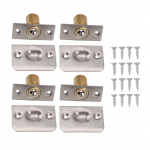 4 vnt. Durų rutuliniai fiksatoriai, tvirtas žalvaris, reguliuojama spyruoklė, rutulinis spintelės fiksatorius spintelėms, sandėliukams