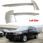 2 priekinio buferio grotelės, dangtelis bmw x5 F152014-2017, sidabrinis abs