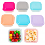 6 vnt maisto saugojimo indas Maži plastikiniai drėgmei atsparūs indai Mini virtuvės laikymo dėžutė su nepralaidžiu dangčiu virtuvės priedai 6Pcs