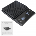 Skaitmeninės įkraunamos Type-C 3 kg / 0,1 g LED ekranas Didelio tikslumo Automatinis laikmatis Kava Virtuvės Svorio svarstyklės Elektroninės g/oz/ml