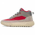 Timberland Greenstride Motion 6 Mid Patogūs Universalūs Smūgius Sugeriantys Lengvi Žygio Batai Vyri&scaron;ki Žygio Batai Pilki Raudoni A6CW1EO3 43 gray