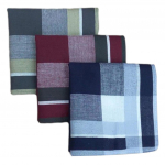 12x Fashion Men Plaids Medvilninės Ki&scaron;eninės nosinės Square Hankies 40x40cm