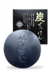 Taketan no Sato Charcoal Soap 100g Bamboo charcoal firmly absorbs dirt and odors for a clean wash Rich lather For washing the face and whole body For