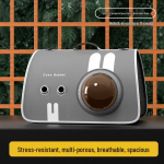 Ne&scaron;iojama katės kuprinė su permatomu erdvės gaubtu kelionėms Breathable Cat Bag