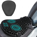 Tomistan Motociklo Sėdynės Pagalvėlė, Gelio Pagalvėlė, Smūgių Sugėrimas, 3D Tinklelio Sėdynės Užvalkalas, Ergonomi&scaron;kas, Patogus Turistinis For front seats-M juoda