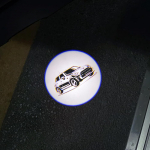 Mini Lazerinis Logotipo &Scaron;viestuvas Durų Pasveikinimo &Scaron;viesa Durų Mandagumo Lempa LED Logotipo Projekcinė Užuolaida
