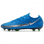 Nike Phantom GT Elite FG Foto Mėlyni Vyri&scaron;ki Sportbačiai Rage-Green Metallic-Silver CK8439-400 41