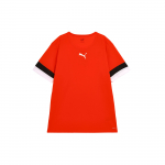 Puma Kontrastingos spalvos logotipas Spausdinti Orui pralaidūs sportiniai mar&scaron;kinėliai trumpomis rankovėmis Vyri&scaron;ki vir&scaron;utiniai drabužiai Raudona 704932-01 S